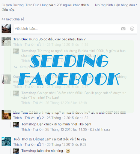 dich vu booking seeding facebook